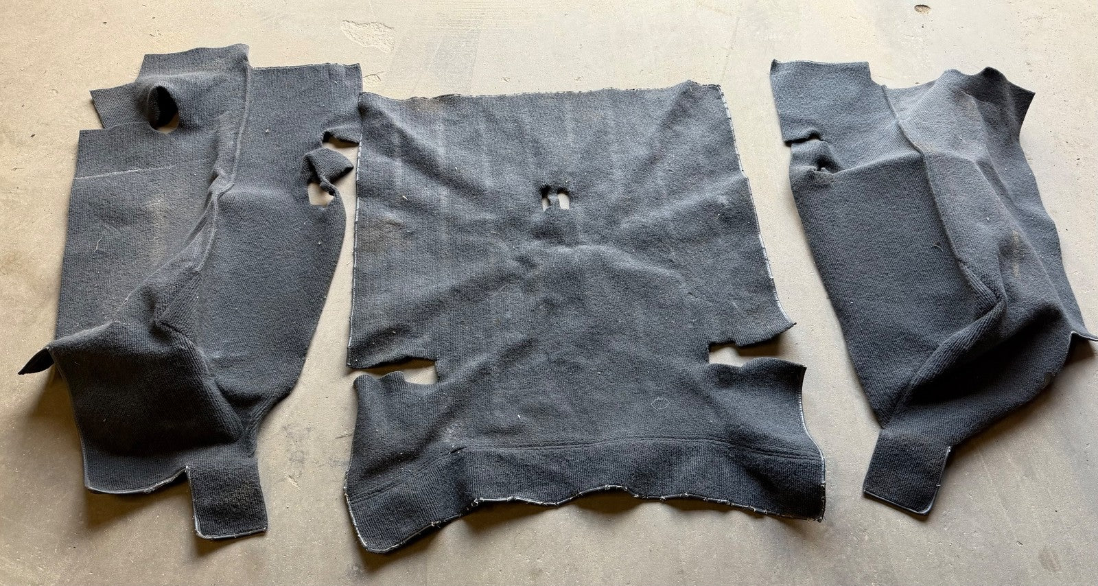 Jeep YJ Wrangler grey back seat / wheel well carpet FREE SHIPPING