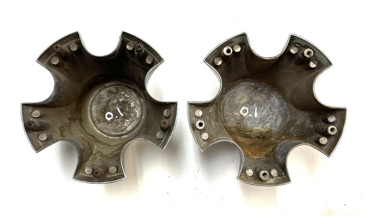 Jeep Laredo Chrome Center Caps Rear Wheels CJ5 CJ7 CJ8 AMC Cap Wheel Centers !