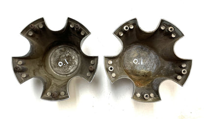 Jeep Laredo Chrome Center Caps Rear Wheels CJ5 CJ7 CJ8 AMC Cap Wheel Centers !