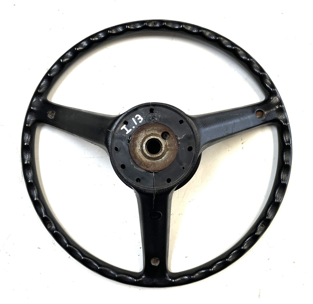 Jeep CJ Black Steering Wheel CJ5 CJ7 CJ8 76-86 AMC with Horn Button Factory