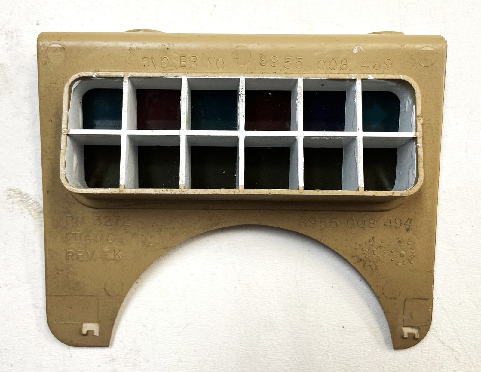 Jeep YJ Wrangler Dash Trim Set Tan Glove Box Column Radio fits 87-95 Sand