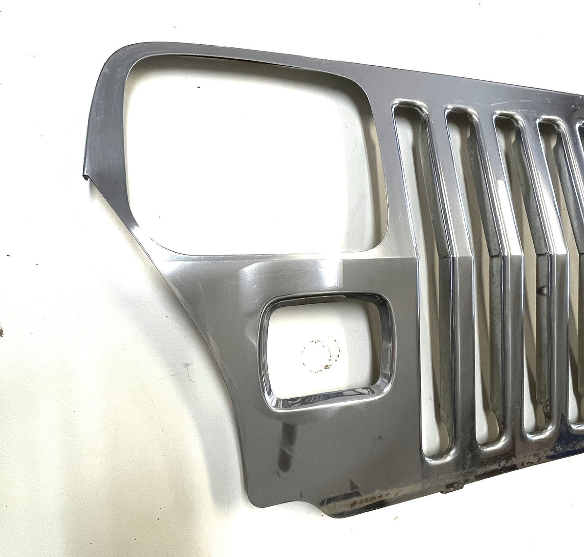 Jeep YJ chrome grill cover grille overlay  fits 87-95 Wrangler FREE SHIPPING