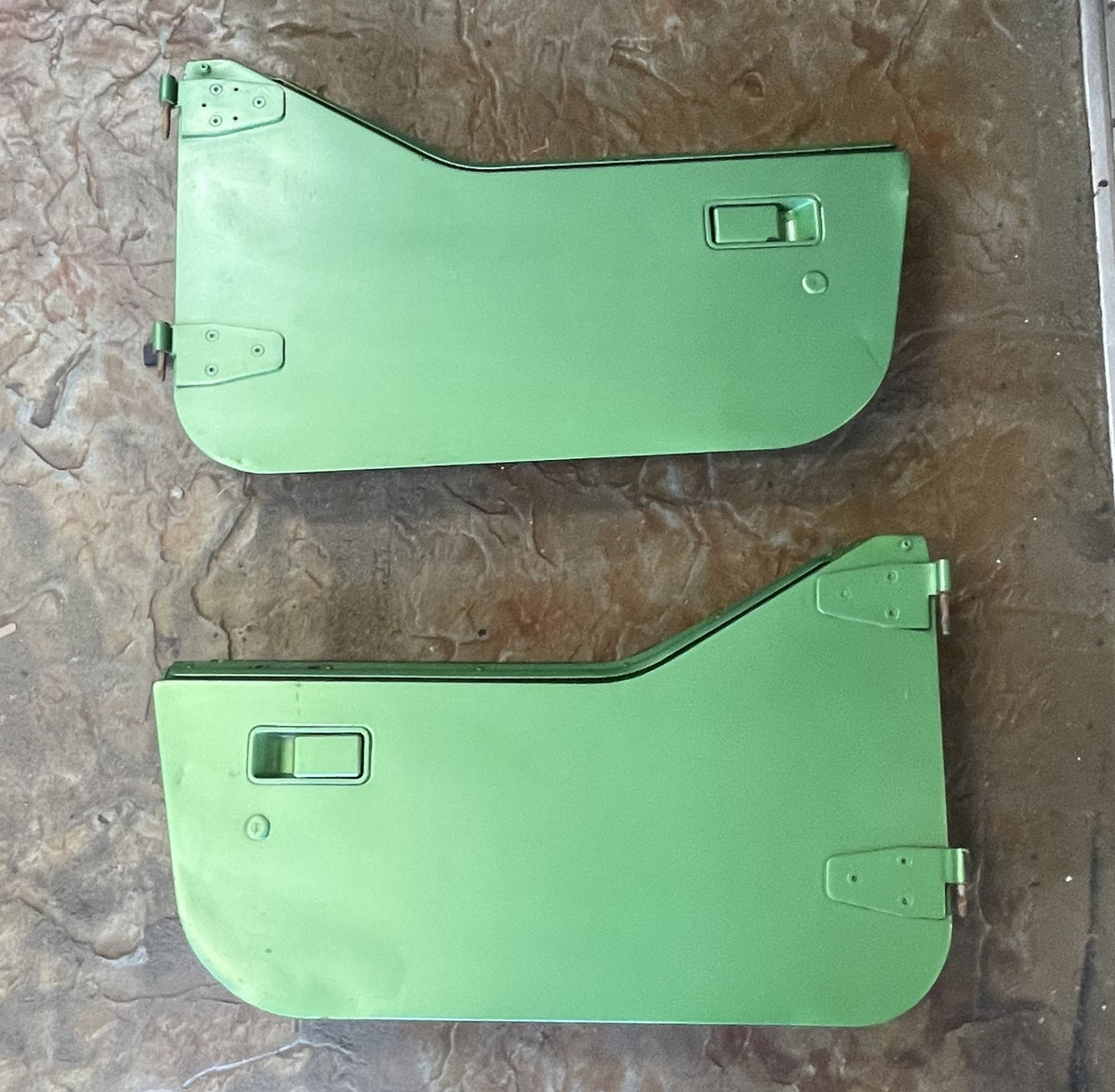 Jeep Half Doors YJ CJ7 Wrangler Factory Steel Door FREE SHIPPING green