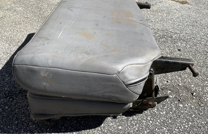 Jeep TJ Wrangler back Seat Grey factory folding rear fits 97-02 mount brackets