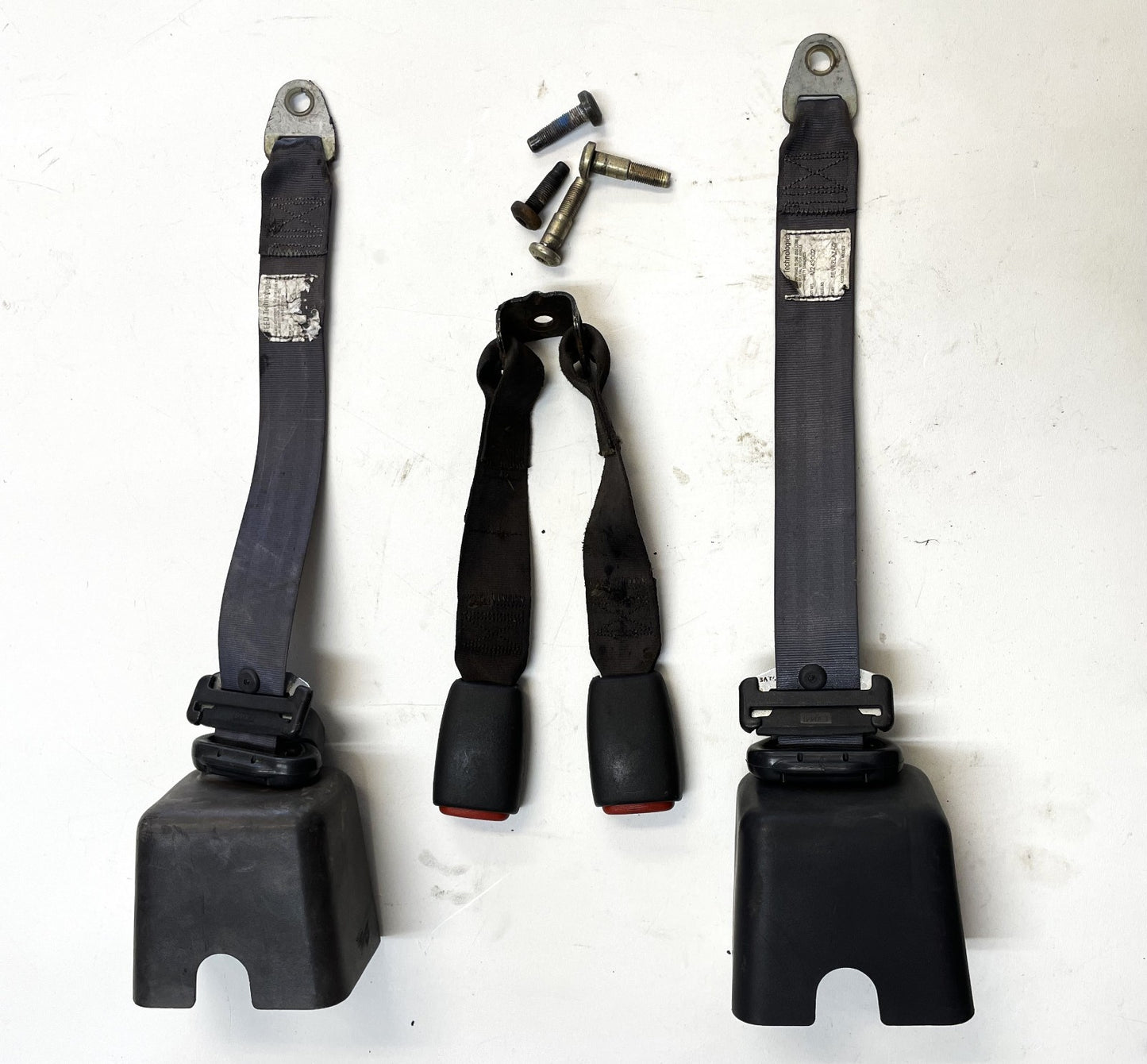 Jeep TJ rear seat belts fit 97-02 Wrangler shoulder belt female buckle back seat