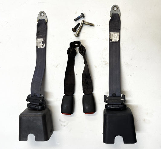 Jeep TJ rear seat belts fit 97-02 Wrangler shoulder belt female buckle back seat