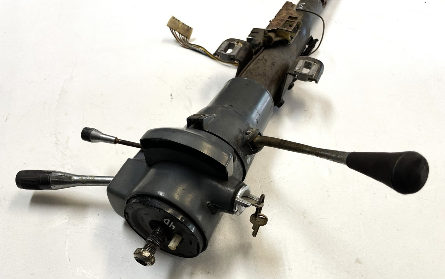 Jeep YJ Tilt Automatic Steering Column grey trim 87-95 Wrangler BOLT IN READY