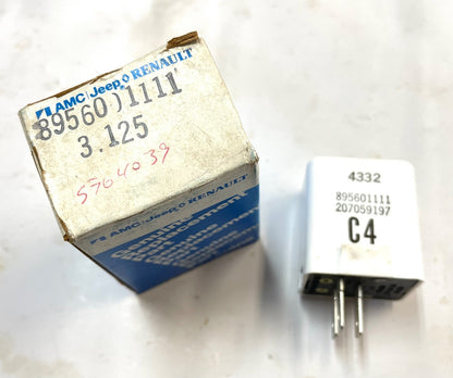 AMC JEEP NOS Horn Relay 895601111 J10 J20 New Old Stock C4