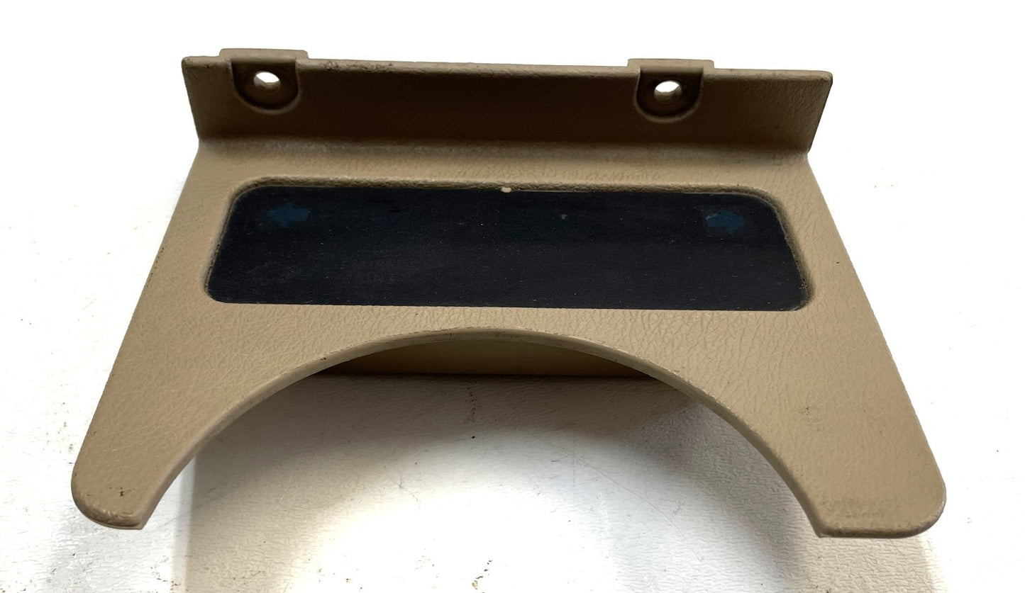 Jeep YJ warning light dash trim bezel 87-91 Wrangler trouble lights sand tan