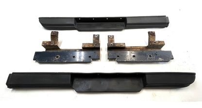 Jeep YJ Side Steps Flares 87-95 Wrangler Running Board Step Factory Flare Black