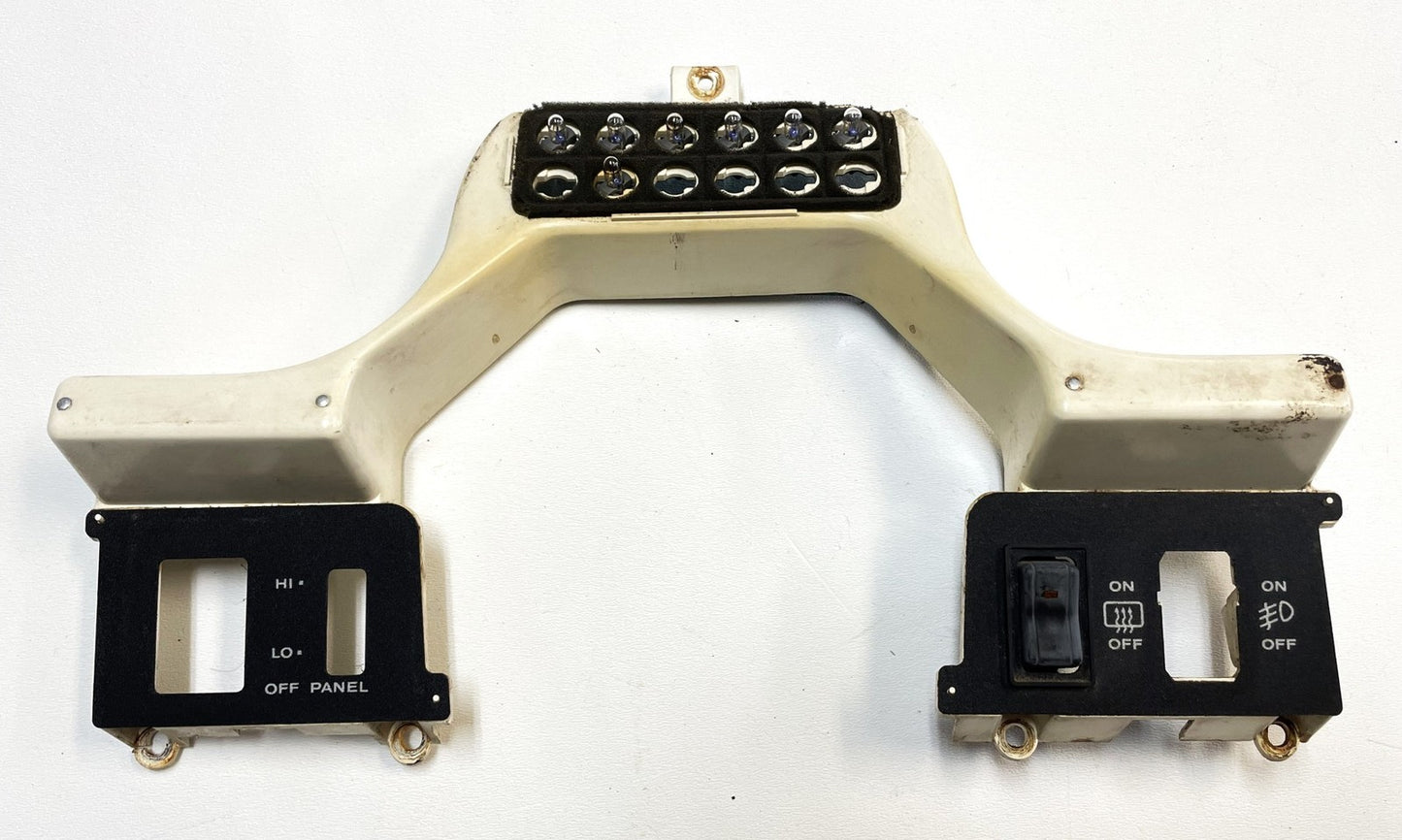 Jeep YJ Dash Light Indicator Bezel Warning 87-91 Wrangler Fog Lights Defrost