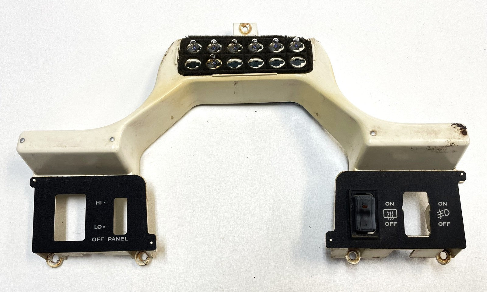 Jeep YJ Dash Light Indicator Bezel Warning 87-91 Wrangler Fog Lights Defrost