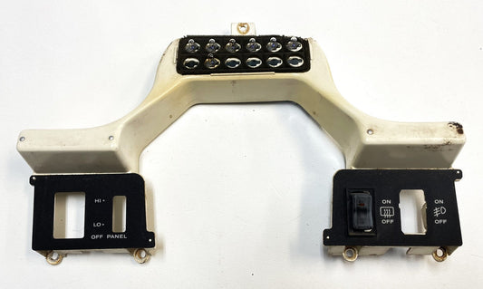 Jeep YJ Dash Light Indicator Bezel Warning 87-91 Wrangler Fog Lights Defrost