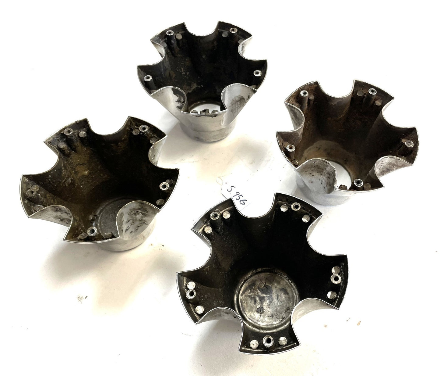 Jeep CJ Center Caps CJ5 CJ7 FACTORY Chrome Wheel Centers Laredo Cap FREE SHIP