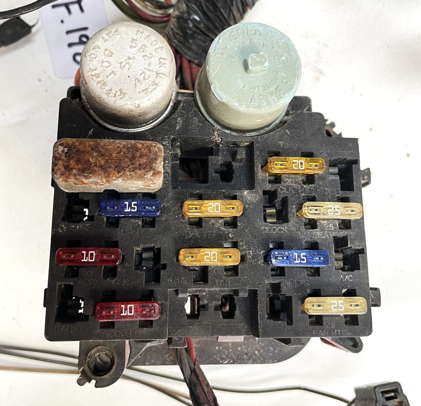 83-86 Jeep CJ5 CJ7 CJ8 dash wiring harness gauge panel fuse block PARTS HARNESS