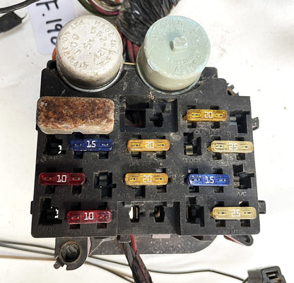 83-86 Jeep CJ5 CJ7 CJ8 dash wiring harness gauge panel fuse block PARTS HARNESS