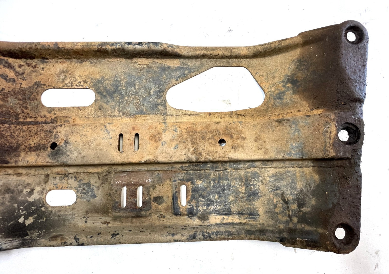 Jeep YJ transmission crossmember metal Mount Skid Plate Belly Pan 87-95 Wrangler