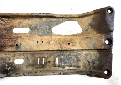 Jeep YJ transmission crossmember metal Mount Skid Plate Belly Pan 87-95 Wrangler