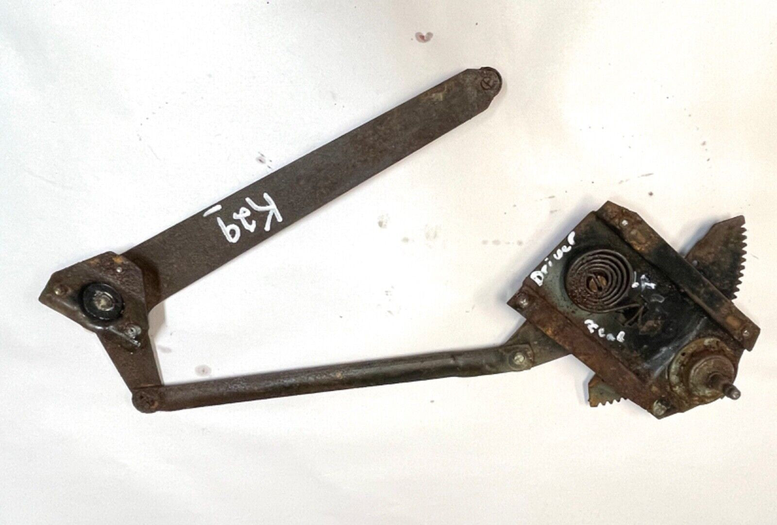 Jeep Wagoneer Cherokee manual window crank back driver side door regulator  FSJ