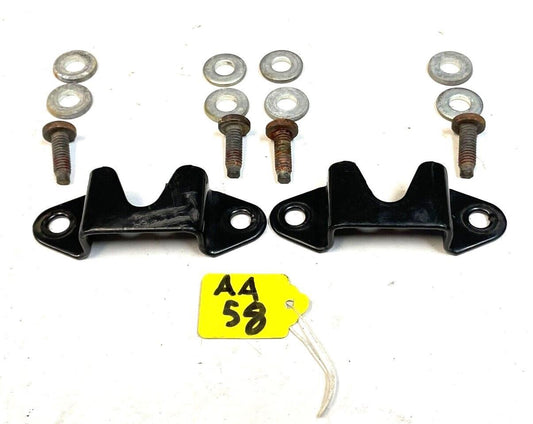 Jeep YJ rear seat fender well brackets with bolts Wrangler 87-95 Back