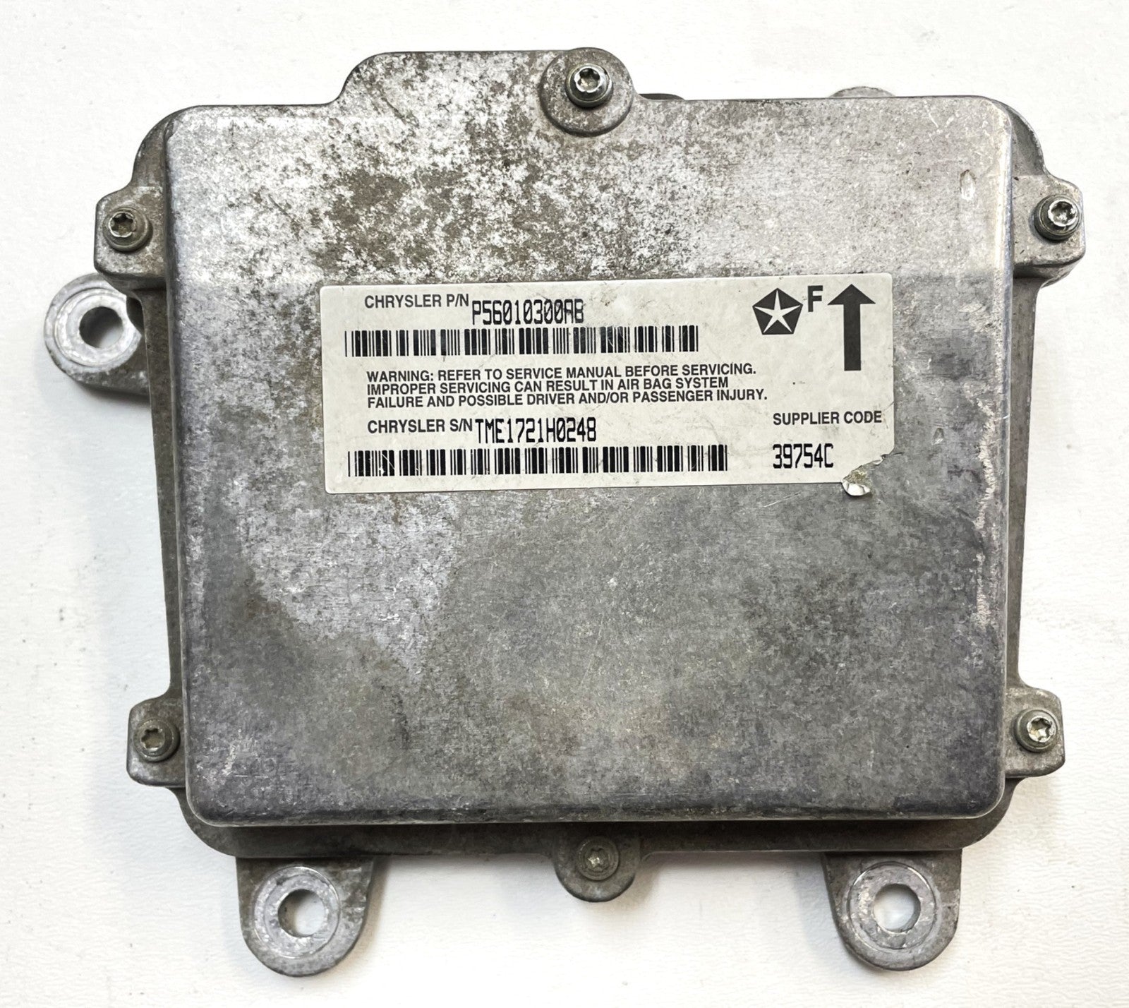 Jeep Wrangler TJ Dash Air B Control Module SRS P56010300AB fits 01 02 03