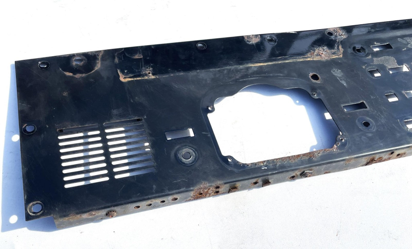 Jeep CJ gauge panel CJ5 CJ7 CJ8 metal dash board 2 speaker grill black