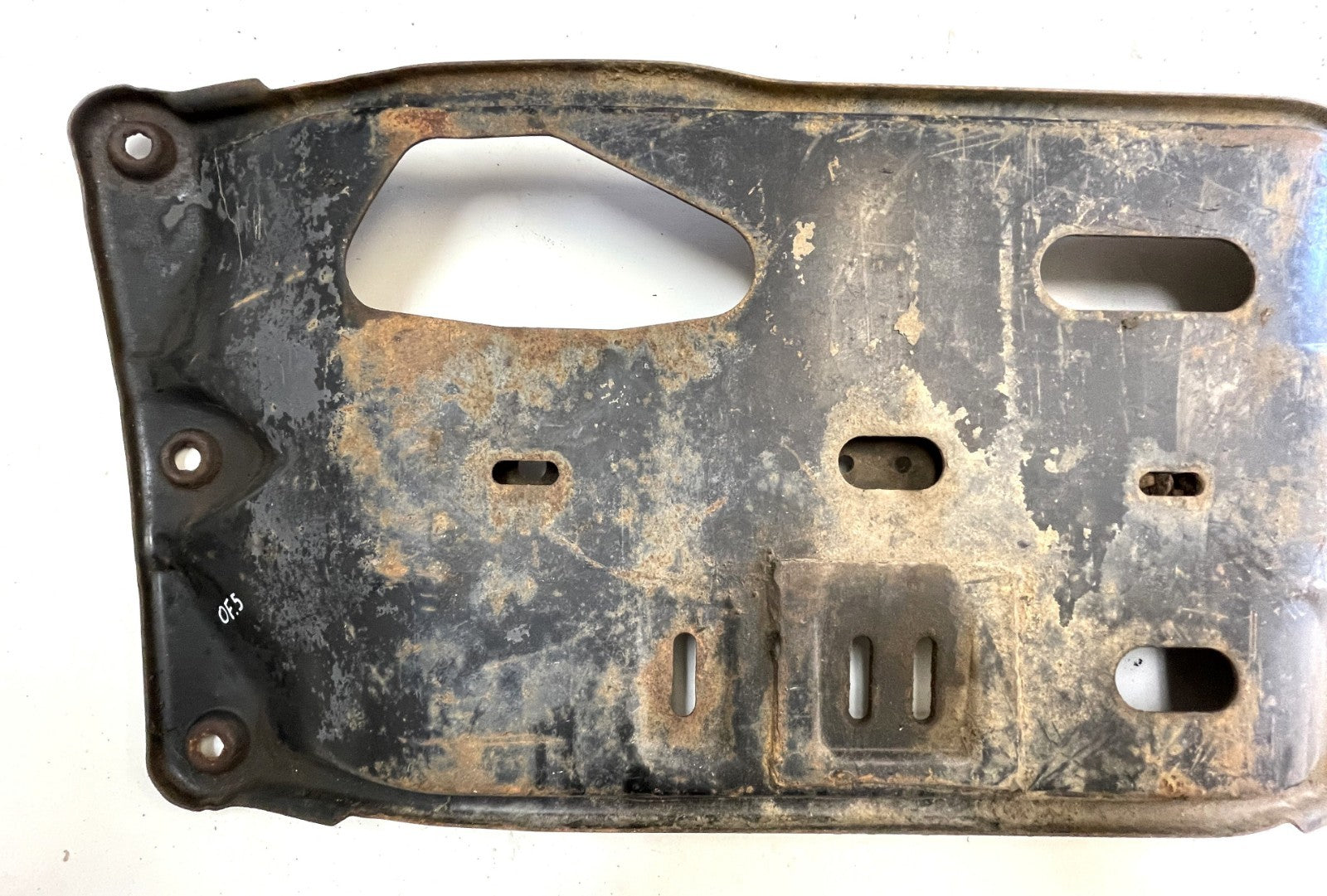 Jeep YJ transmission skid plate metal Mount Crossmember Belly Pan 87-95 Wrangler