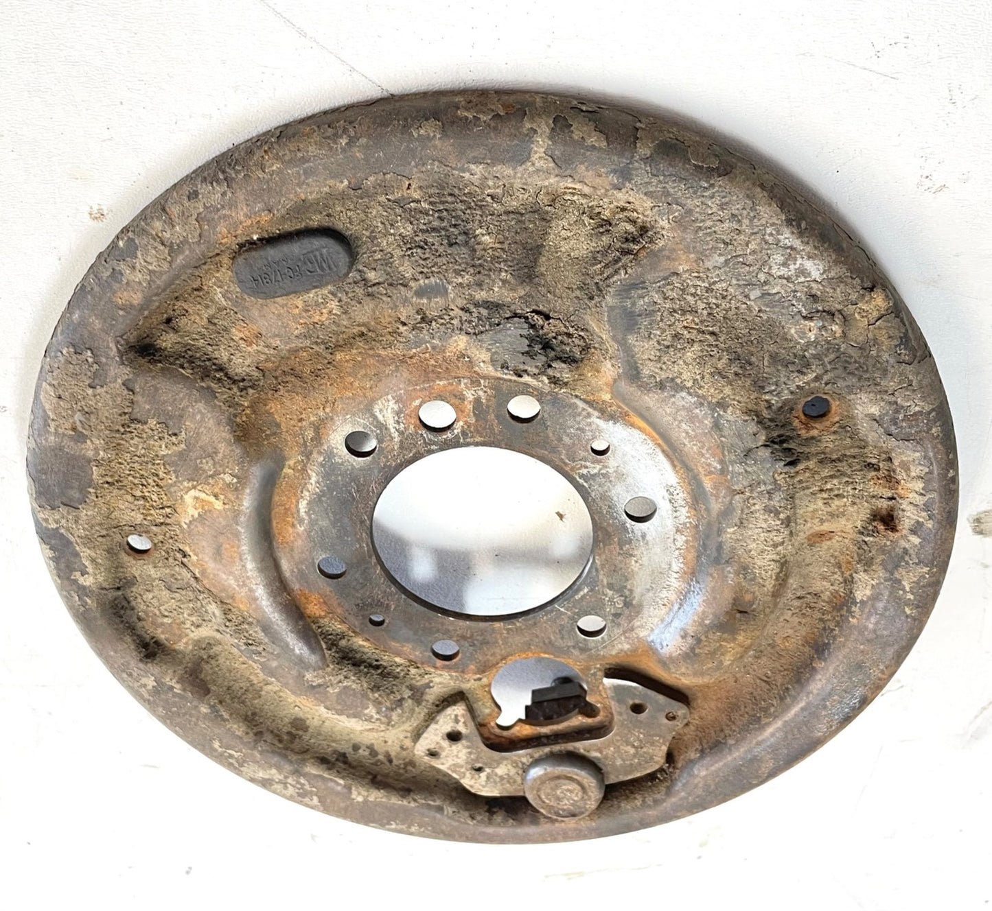 Jeep CJ5 Jeepster brake drum backing plate left right front back 10" brakes C101