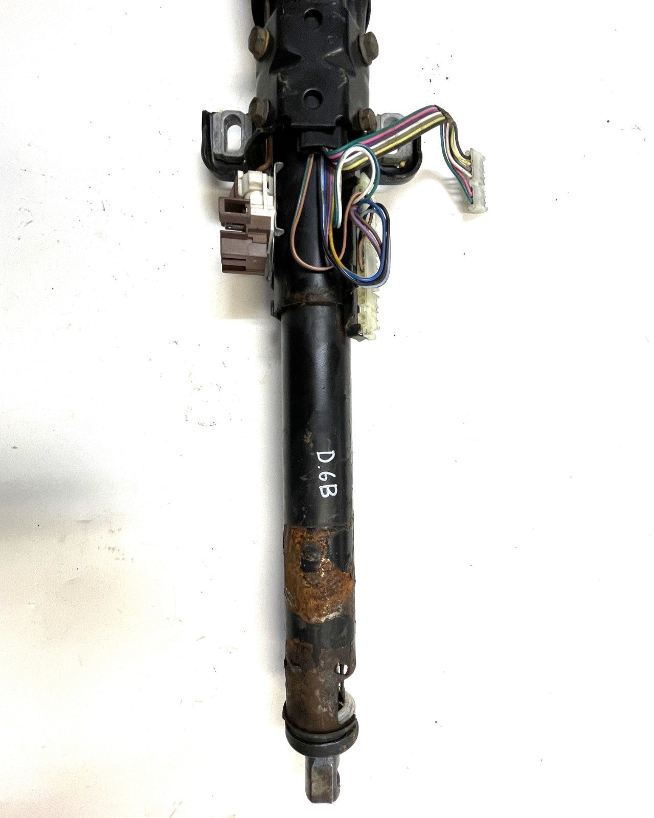 Jeep YJ Tilt Steering Column grey trim 87-95 Wrangler manual BOLT IN READY!