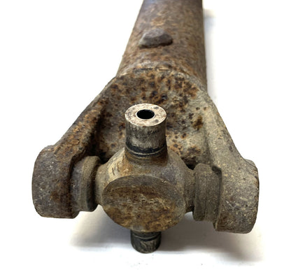 Jeep YJ Wrangler rear drive shaft 14.5” BIG u-joint back 4 cyl manual fits 94 95