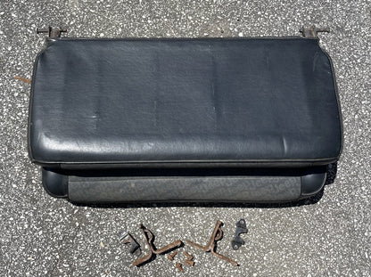 Jeep YJ Wrangler back seat with brackets factory folding CJ7 black fold n tumble