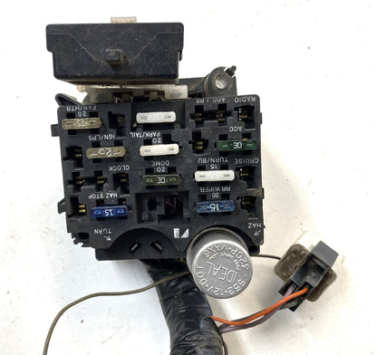 Jeep YJ Wrangler Dash wiring harness fits 87-90 wire fuse block gauges column