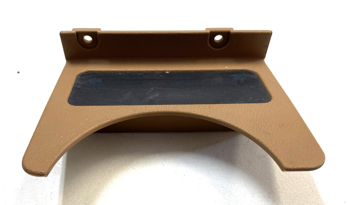 Jeep YJ warning light dash trim bezel 87-91 Wrangler trouble lights spice tan