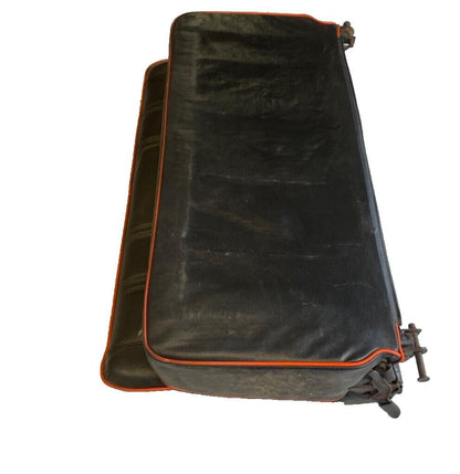 Jeep CJ7 Spring Special Black Back seat RED piping Factory 1985 FREE SHIPPING