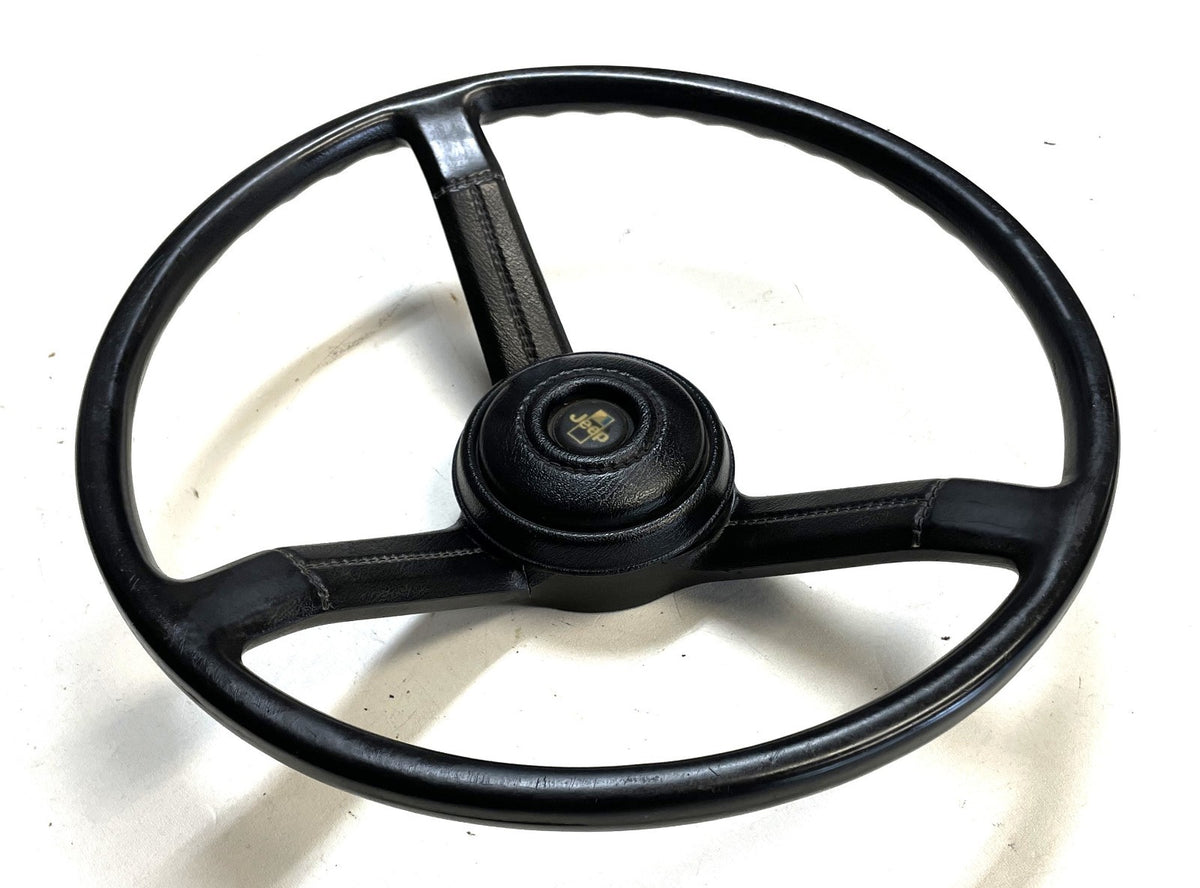 Jeep CJ Black Steering Wheel CJ5 CJ7 CJ8 76-86 AMC with Horn Button Factory