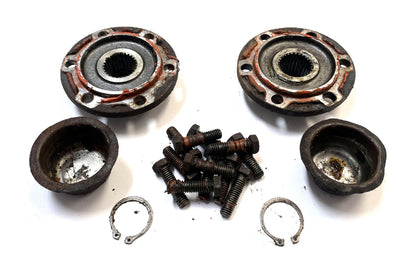 Jeep CJ dana 30 drive flanges front axle hub CJ5 CJ7 72-80 Quadratrac 27 spline