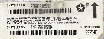 Jeep Wrangler TJ Dash Air B Control Module Unit AD P56010105AB 97 98 99 00