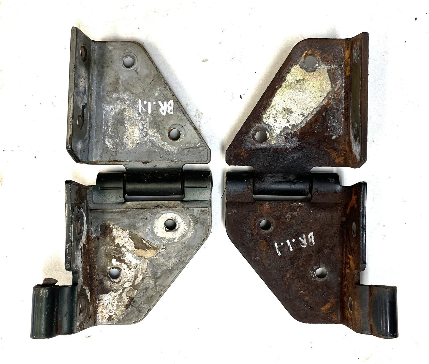 Jeep YJ Wrangler Windshield Hinges Set Driver Passenger Hinge 87-95 FREE SHIP