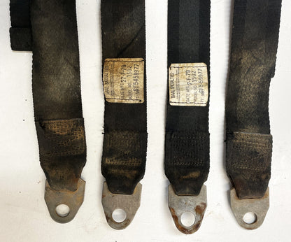 Jeep CJ Rear seat lap belts back seat belt CJ5 CJ7 CJ8 YJ Wrangler FREE SHIPPING