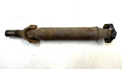 Jeep YJ Wrangler rear drive shaft 14.5” BIG u-joint back 4 cyl manual fits 94 95