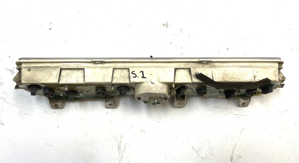 BROKEN Jeep YJ gauge cluster 87-91 Wrangler center gauges clock fuel temp volt