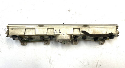 BROKEN Jeep YJ gauge cluster 87-91 Wrangler center gauges clock fuel temp volt
