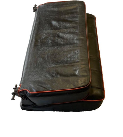 Jeep CJ7 Spring Special Black Back seat RED piping Factory 1985 FREE SHIPPING