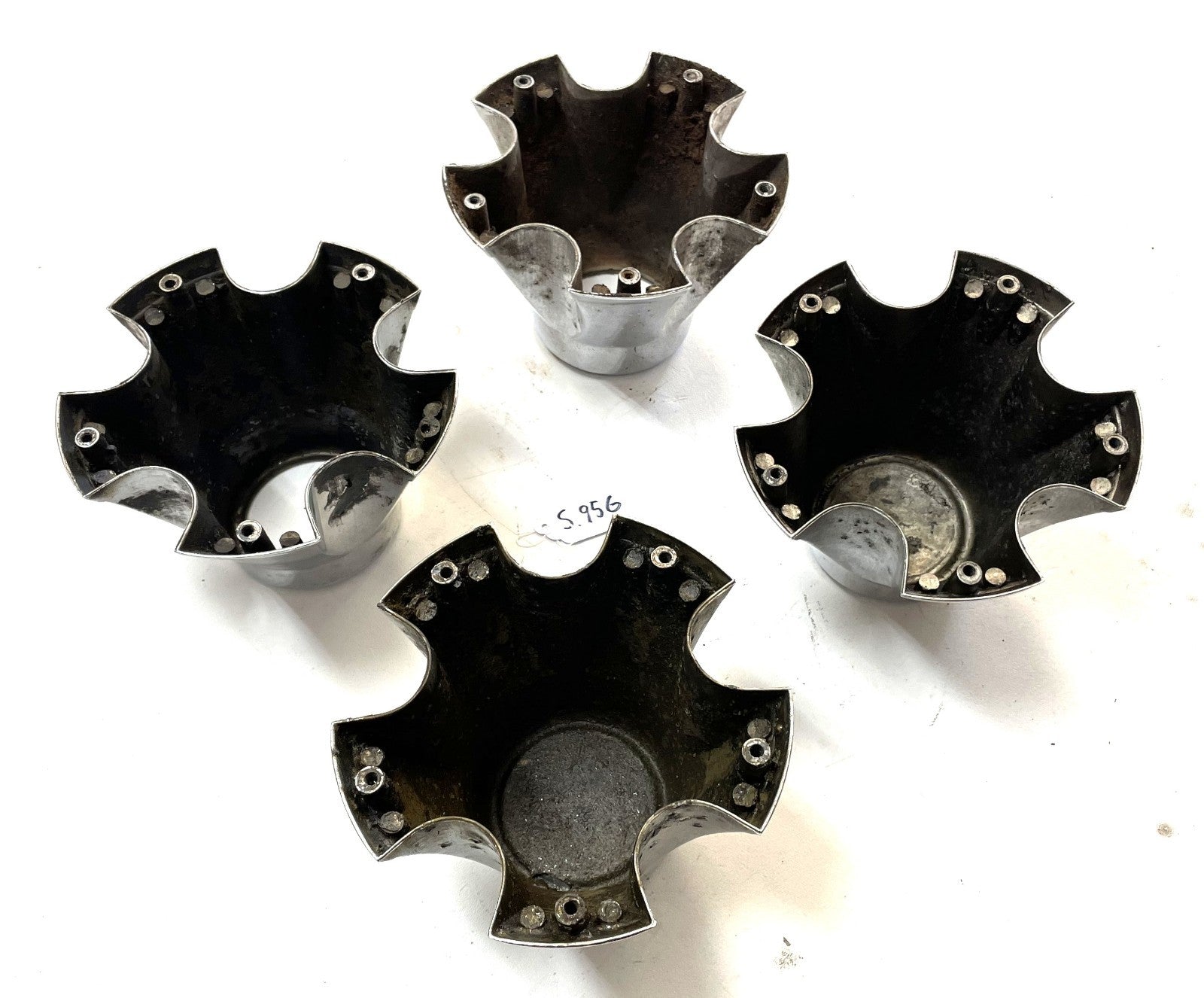 Jeep CJ Center Caps CJ5 CJ7 FACTORY Chrome Wheel Centers Laredo Cap FREE SHIP