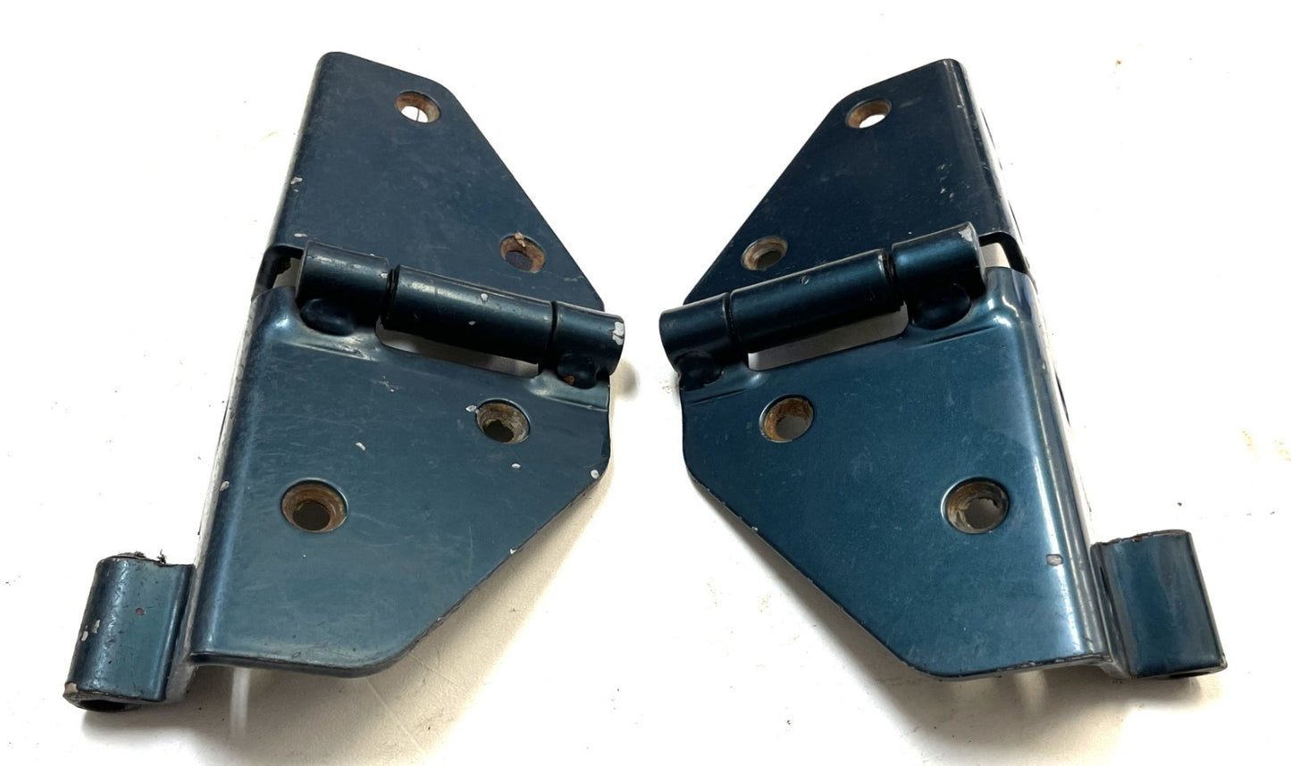 Jeep YJ Wrangler Windshield Hinges Driver Passenger Hinge 87-95 Emerald green