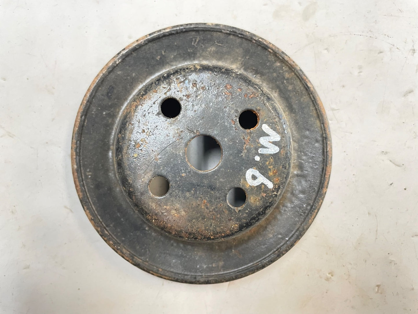 Jeep CJ7 YJ 4.2 water pump fan pulley single groove 6 cylinder 3236657 FREE SHIP