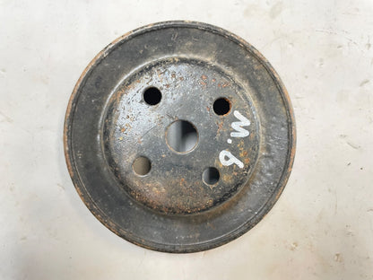 Jeep CJ7 YJ 4.2 water pump fan pulley single groove 6 cylinder 3236657 FREE SHIP