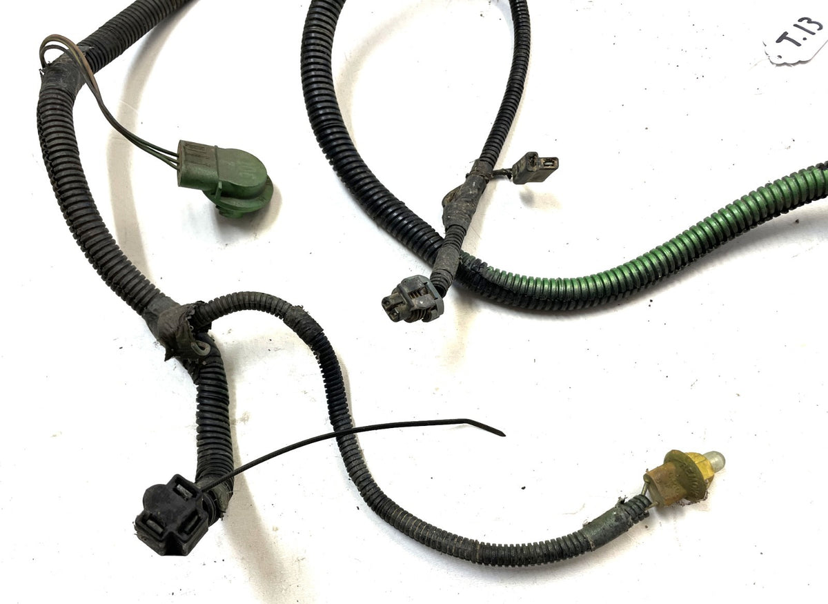 94 - 95 Jeep YJ Wrangler headlight wire harness grill wiring turn signal horn
