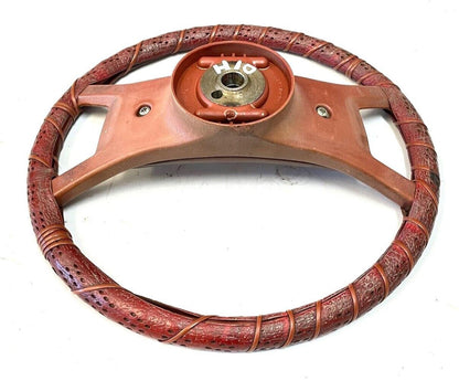 maroon AMC Jeep steering wheel J10 Cherokee Wagoneer Gremlin Spirit Pacer garnet