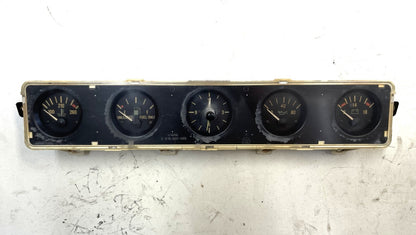 Jeep YJ gauge cluster 87-91 Wrangler center gauges clock fuel temp volt gas